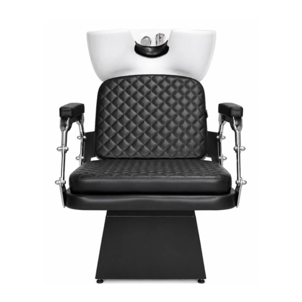Lavatório para Barbearia com Cuba de Porcelana Lord Cromado - Imagem 2