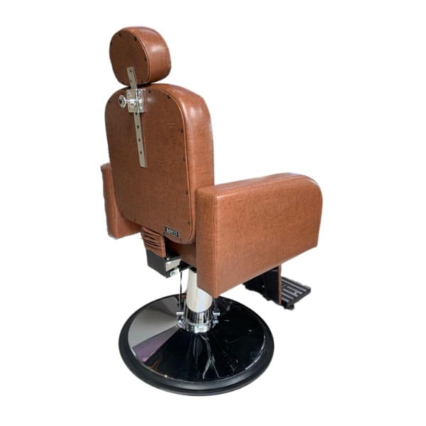 Cadeira de Barbeiro Reclinável Dubai - Pé Redondo - Cadeira de Barbeiro  Reclinável Dubai - Pé Redondo - Silvestre