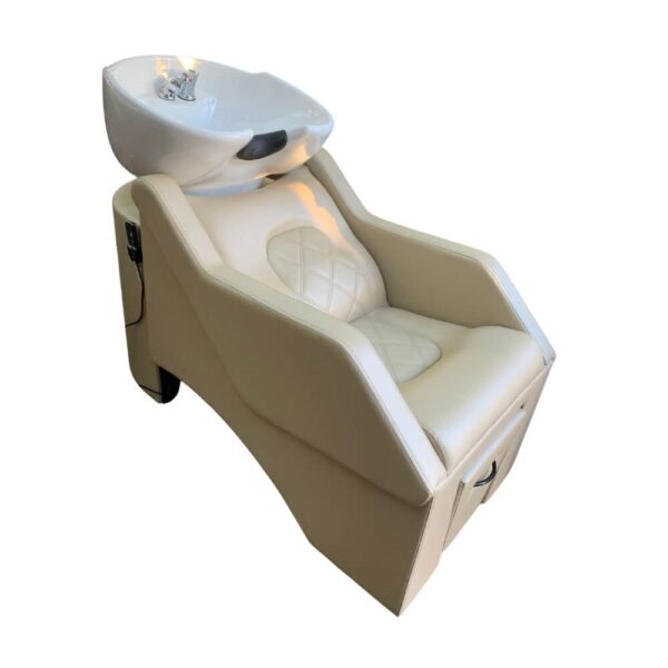 Lavatório para Salão com Cuba de Porcelana e Massageador Nave - Imagem 2