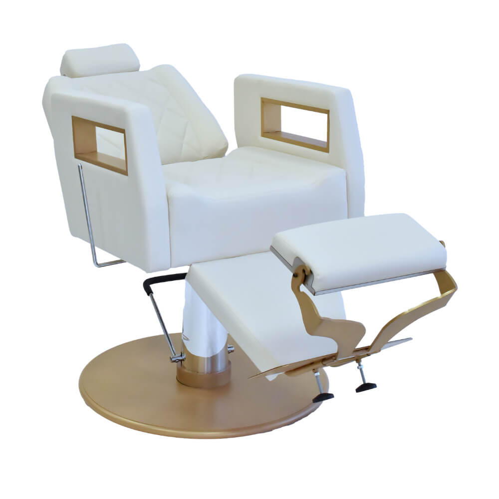 Cadeira de Maquiagem Reclinável Luna Dourada Kixiki - Imagem 3
